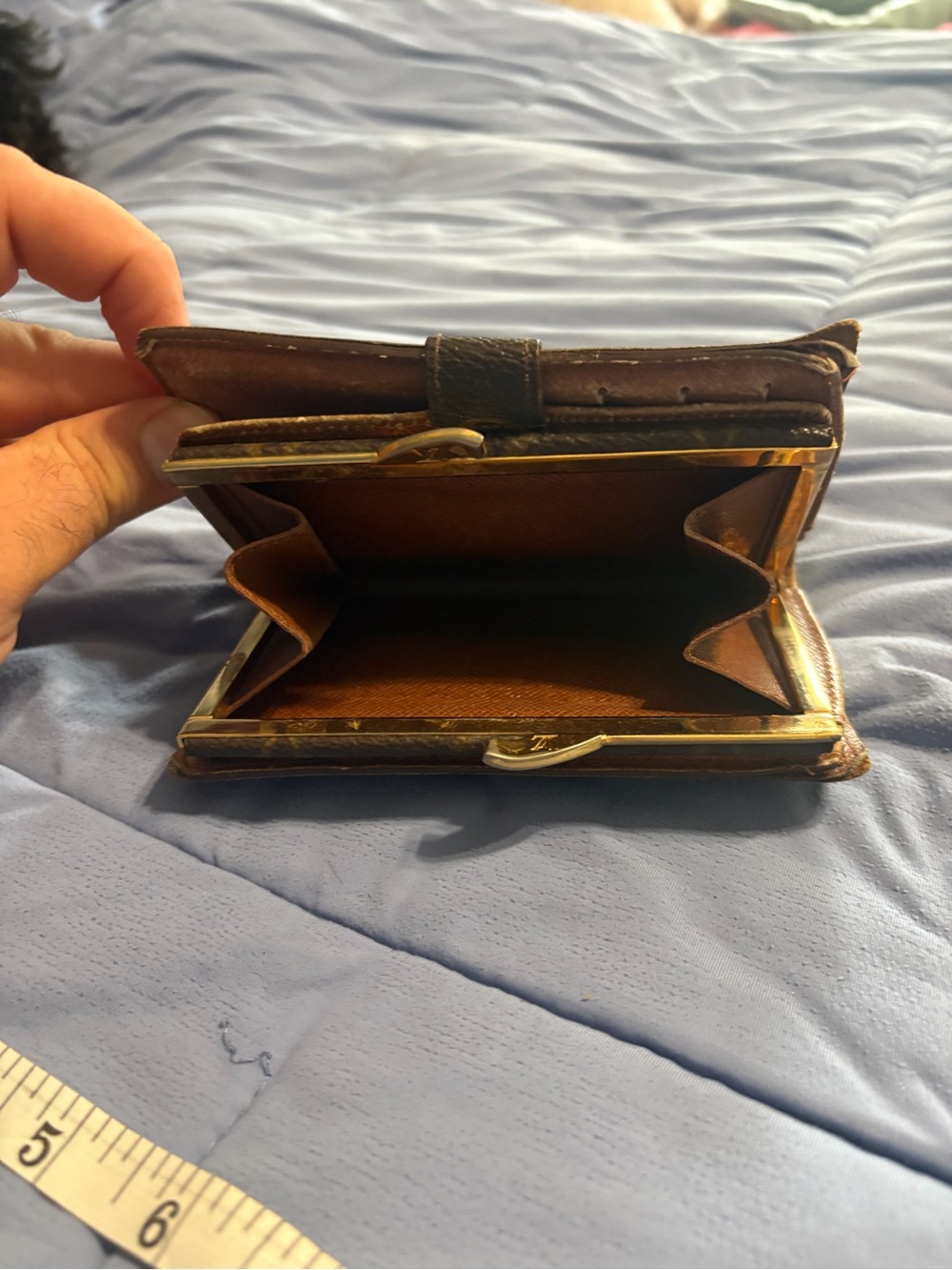 Louis Vuitton Monogram Canvas Wallet in Brown and Gold - Picture 2 of 4